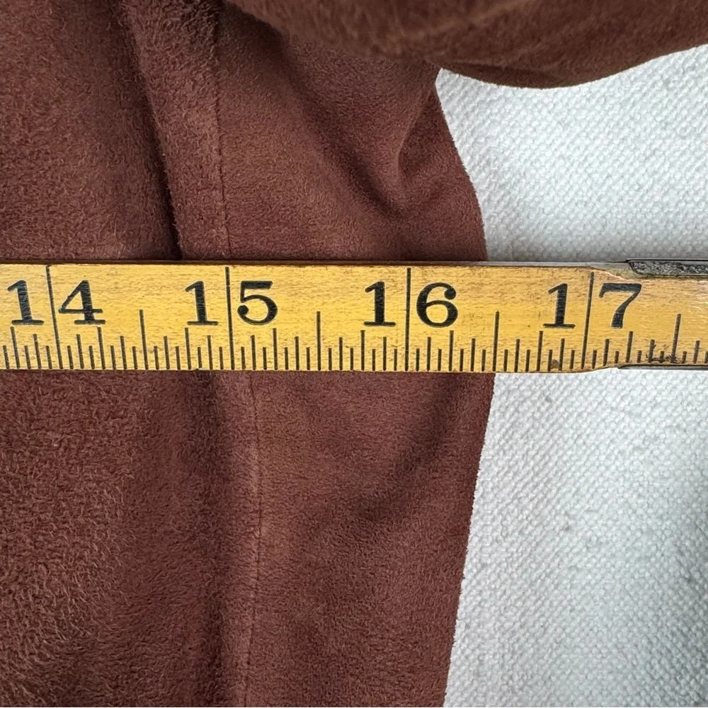 Elizabeth and James Long Suede 100% Real Leather Jacket Size XS‎ - Picture 10 of 11